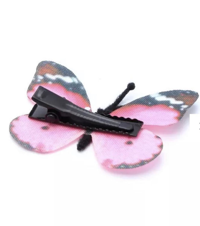 Picture of 7839 / 8399 FABRIC BUTTERFLY ON A CLIP 3CM